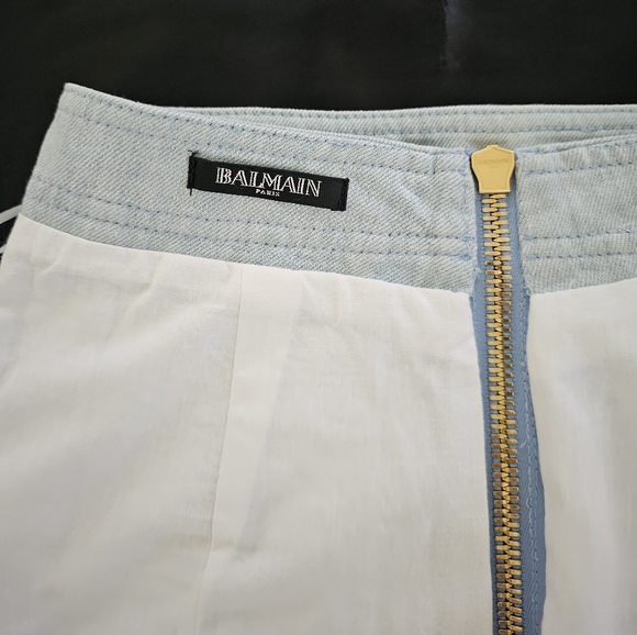 Balmain Women's Denim Skirt - Picture 14 of 16